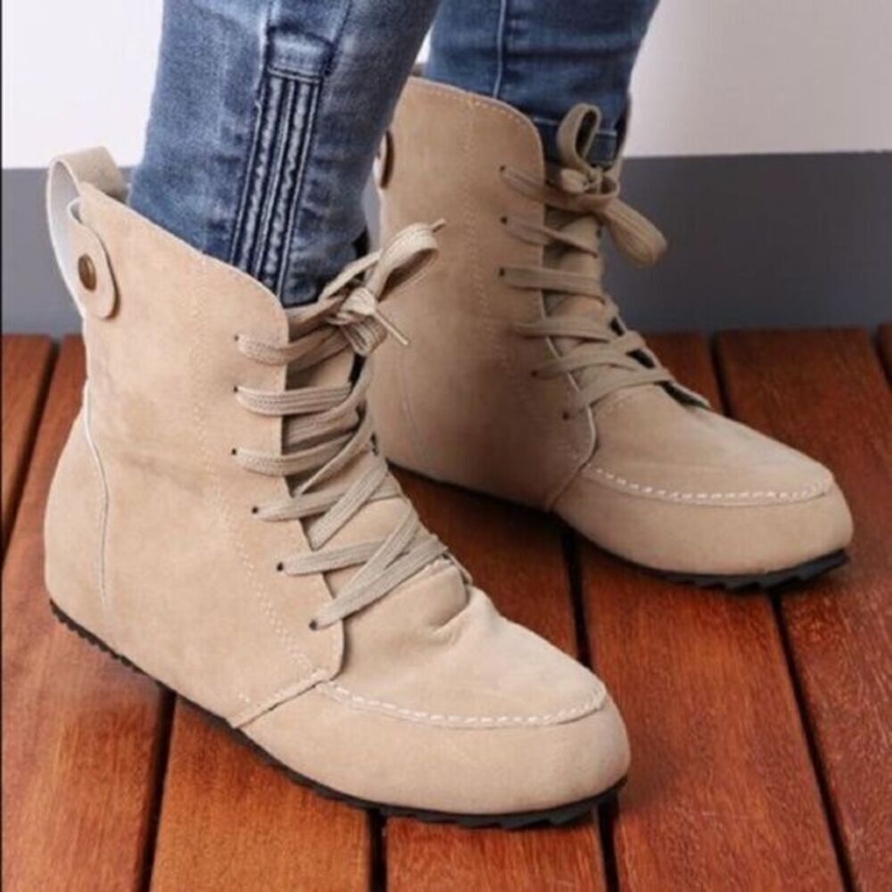 Lily Women’s Buckle Boots sz 8.5 Khaki NEW # box 869
